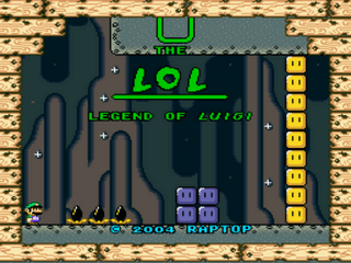 Legend of Luigi Title Screen